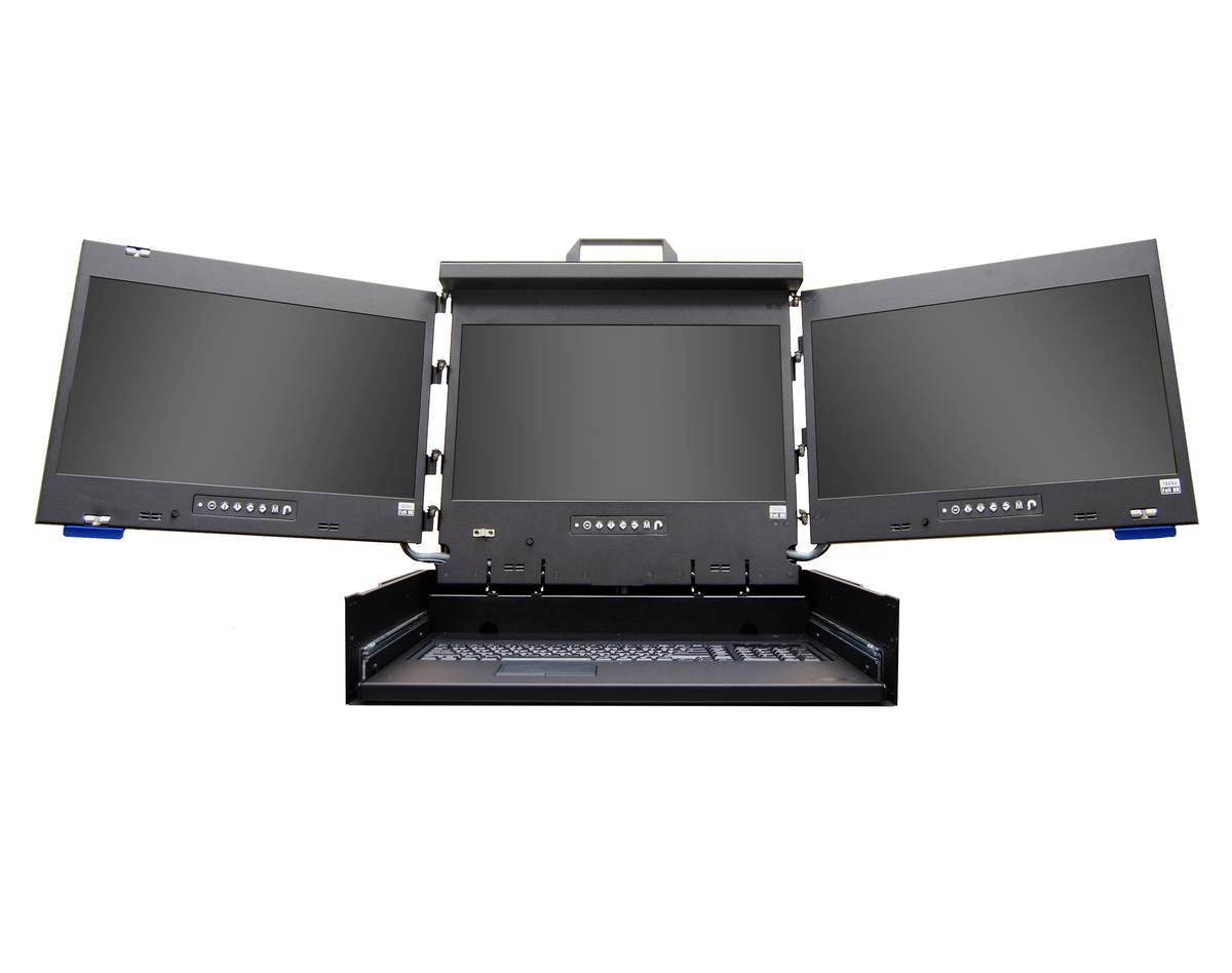 Rackmount LCD console drawers Amplicon